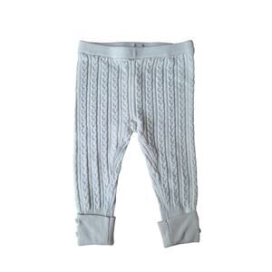 Gap Cable Knit Ivory Leggings
